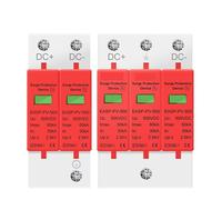 SPD 2P 3P DC 500V 800V 1000V 20KA~40KA 30KA~60KA House Lightning Surge Protector Protective Low-voltage Arrester Device PV Solar(3P,DC800V 20-40KA)