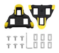 SPD Cleats 2 Placas de Pedales Bicicleta de Carretera Antideslizantes - Compatible con Sistemas de Pedales Shimano SPD-SL - para Zapatos de Ciclismo para Hombres y Mujeres - SM-SH11-6°