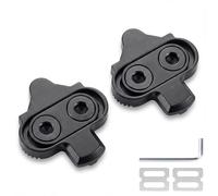 SPD Cleats para pedales Shimano, SPD SL Cleats con placa antideslizante Cleat Float 12° para MTB Mountain Bike Indoor Cycling Zapatos