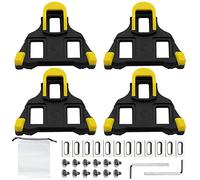 SPD Cleats Precision Superlight Bike Cleats para Zapatillas 4 Pares 12 SPD Cleats 1 Pieza Bolsa Almacenamiento Compatible con Sistemas Pedal Shimano SPD-SL para Carreras de Bicicletas de Carretera