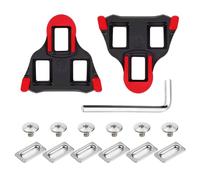 SPD Cleats,SPD Sl Pedale,SPD-Cheats Rot,für Shimano Pedales für Fahrrad-Cleats Set,Klapppedale Pedalplatten Fahrradzubehör Set Bike,Look Keo Cleats,Klickpedale,Lookpedale Sportpedale für Mountainbike
