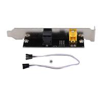 SPDIF RCA/Salida óptica Soporte de Cable de Placa Posterior, Puerto Dual 24 bits/192 kHz Adaptador de Salida de Audio Digital para PC óptico/coaxial a convertidor DAC de Audio