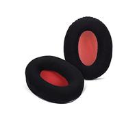 SPDYCESS 1 Par Reemplazo Almohadillas Auriculares Cojines Auriculares Hyperx Cloud II - Almohadillas Espuma Viscoelástica Suave Negro Rojo