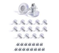 SPDYCESS 16 Piezas M8 Niveladores Pies Patas Regulables de Muebles con Tuercas en T, Pies Patas de Base Redonda para Mesa, para el Hogar Restaurante Oficina