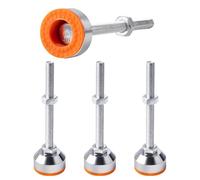 SPDYCESS 4 Piezas Niveladores de Muebles, M10×100mm×Ø40mm Patas de Nivelación Patas Ajustables Regulables Pies Niveladores Ajustables para Máquina Mesa Muebles Pies