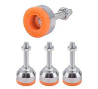 SPDYCESS 4 Piezas Niveladores de Muebles, M10×50mm×Ø40mm Patas de Nivelación Patas Ajustables Regulables Pies Niveladores Ajustables para Máquina Mesa Muebles Pies