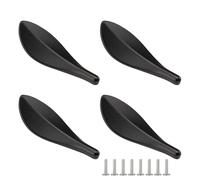 SPDYCESS 4 Piezas Pomos de Hoja Dorada Tiradores de Aleación de Zinc Tirador Decorativo para Muebles Tiradores Cajones para Cocina Cajonera Baño