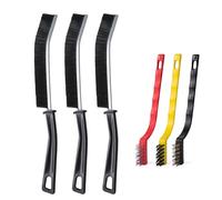 SPDYCESS 6 Piezas Cepillo Limpieza Hogar, Cepillo para Limpiar Juntas Azulejos Grietas de Cerdas Duras, Limpieza Ranuras para Cocinas, Baños, Ventanas