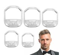 SPEACOUR 5 PCS Plantilla de Modelado de Barba Herramienta de Modelado y Peinado de Barba Plantilla de Afeitado de Cabra Modelo de Barba Guastache Guía de Aseo para Hombres (5 Tamaños)
