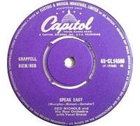 Speak easy/The Beautiful Girls of Berlin (7" Vinyl Single)(1956)(Capitol F 3398)