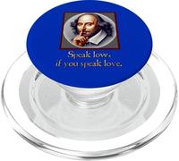 Speak Low Love Much Ado About Nothing Shakespeare Cita PopSockets PopGrip para MagSafe