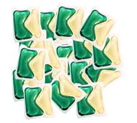 Speak Naturals Cápsulas de lavandería amarillas y verdes para lavadora de alta eficiencia, paquete de 42