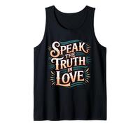 Speak The Truth In Love Amable honestidad fe - Camiseta sin Mangas
