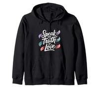 Speak The Truth In Love Amable honestidad fe - Sudadera con Capucha