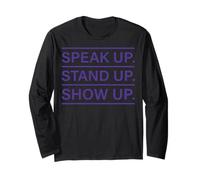Speak Up Stand Up Mostrar Manga Larga