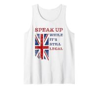 Speak Up - While It's Still Legal: Free Speech UK Camiseta sin Mangas