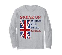 Speak Up - While It's Still Legal: Free Speech UK Manga Larga