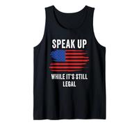 Speak Up - While It's Still Legal: Free Speech USA Camiseta sin Mangas