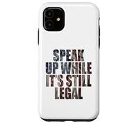 Speak Up - While It's Still Legal: Free Speech USA Vintage Carcasa para iPhone 11