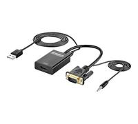 SpeaKa Convertidor AV profesional SP-12111624 [VGA, jack - HDMI] 1920 x 1080 píxeles
