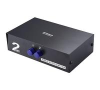Speaka Professional SP-11175216 - Conmutador Compuesto de 2 Puertos con Puertos de Audio
