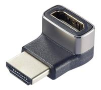 Speaka Professional SP-11302012 - Adaptador HDMI (1 Conector HDMI Macho y 1 Conector HDMI Hembra), Color Negro y Plateado UHD 8K a 60 Hz, UHD 4K