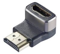 Speaka Professional SP-11306836 - Adaptador HDMI (1 Conector HDMI Macho y 1 Conector HDMI Hembra), Color Negro, Plateado UHD 8K a 60 Hz, UHD 4K