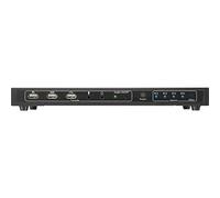 Speaka Professional SP-4000672 Tastatur/video/maus (kvm)-Switch Schwarz (sP-4000672)