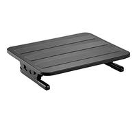 Speaka Professional SP-9008932 - Reposapiés (380 x 80 x 300 mm), Color Negro