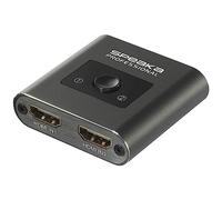 Speaka Professional SP-HSW-231 - Conmutador HDMI de 2 Puertos UHD 8K a 60 Hz, UHD 4K a 120 Hz