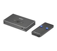 Speaka Professional SP-HSW-300 - Conmutador HDMI de 2 Puertos UHD 8K a 60 Hz, UHD 4K a 120 Hz