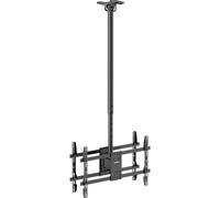 SpeaKa Professional SP-TVCM-550 - Soporte de techo para televisores (altura regulable de 109,2 a 218,4 cm (86"), inclinable, giratorio
