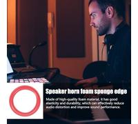 Speaker Foam Edge,Horn Replacement Parts Folding Ring | Versatile Stretchy Edges Surround Rings, Simplified Installation Edge Replacement Kit For Sound Systems Speaker Equipment