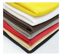 Speaker Grill Cloth 1,4 m x 0,5 m Acoustic Transparent Mesh Fabric, Dustproof Soundproof Cover for Home Theater Cinema Stage KTV, Stereo Speaker Protective Replacement Cloth (Beige)