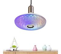 Speaker Lamp - Cool Dimmable Smart LED Desk Lamp with Wireless Music | Wireless LED Light with Built-In Speaker for Home, Office, Dorm, Bedroom, Living Room, Desk, Shelf, Outdoor, Travel, Party