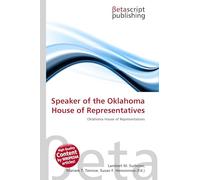 Speaker of the Oklahoma House of Representatives: Oklahoma House of Representatives