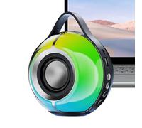 Speaker Outdoor, 360-Degree Surround Speakers, 5.04x3.74x5.91 Inches Stereo Audio Device, Portable Build, Speaker for Offices Car Bathroom Family Garage Home Friends