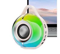 Speaker Outdoor, 360-Degree Surround Speakers, 5.04x3.74x5.91 Inches Stereo Audio Device, Portable Build, Speaker for Offices Car Bathroom Family Garage Home Friends