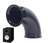 Speaker Port Tube Curved Guide for 5-12 Inch Speakers, Subwoofer Bass Reflex Tube for Speaker Cabinets, Audio Upgrade Accessory for Clearer Sound and Enhanced Bass Performance