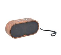 Speakers Wireless, Retro Speaker Box, Portable Music Player, Wood Grain Wireless Speaker with TF Card Support for Travel Kitchen Birthday Events, Indoor Outdoor Audio Use