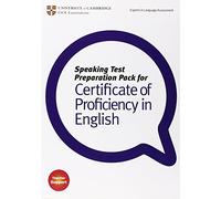 Speaking Test Preparation Pack for CPE Paperback with DVD