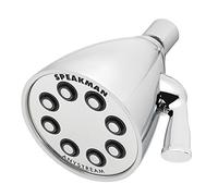 Speakman S-2251 Signature Icon Anystream - Cabezal de ducha ajustable de alta presión - 2.5 GPM de latón macizo de repuesto para cuarto de baño, cromo pulido