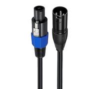 Speakon Plug Male To Xlr 3pin Male Speaker Extension Cable Microphone Wire