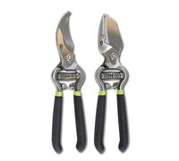 Spear & Jackson CUTTINGSET8K Colección Kew Gardens Set de tijeras de poda vintage de vaciado y yunque
