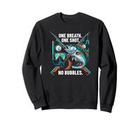 Spearfishing One Breath One Shot No Bubbles Diver Sudadera