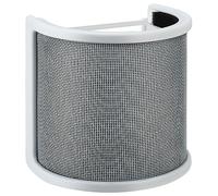 SPEATLE Mic Pop Filter - Protector de parabrisas para micrófono compatible con HyperX QuadCast S, color blanco