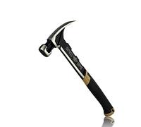 Spec Ops - SPEC-M22CF Tools Martillo de enmarcado, 22 onzas, garra de rasgadura, cara fresada, agarre absorbente de golpes, 3% donado a veteranos negro/marrón