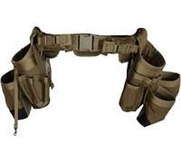 Spec Ops Tool Gear SF-18 Charlie - Cinturón táctico para herramientas - Cinturón de utilidad resistente con grandes bolsas de herramientas, ajuste ajustable y soporte lumbar | Estándar | Coyote Tan