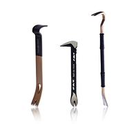 Spec Ops Tools - Extractor de clavos de 10, 15 y 30 pulgadas, barra de palanca plana y juego de herramientas de palanca, acero de alto carbono, 3% donado a veteranos