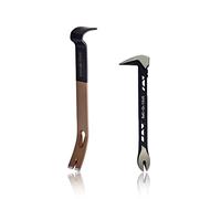Spec Ops Tools - Juego de herramientas de palanca plana de 25,4 cm con garra y barra de palanca plana de 38,1 cm, extractor de clavos en forma de lágrima, acero de alto carbono, 3% donado a veteranos